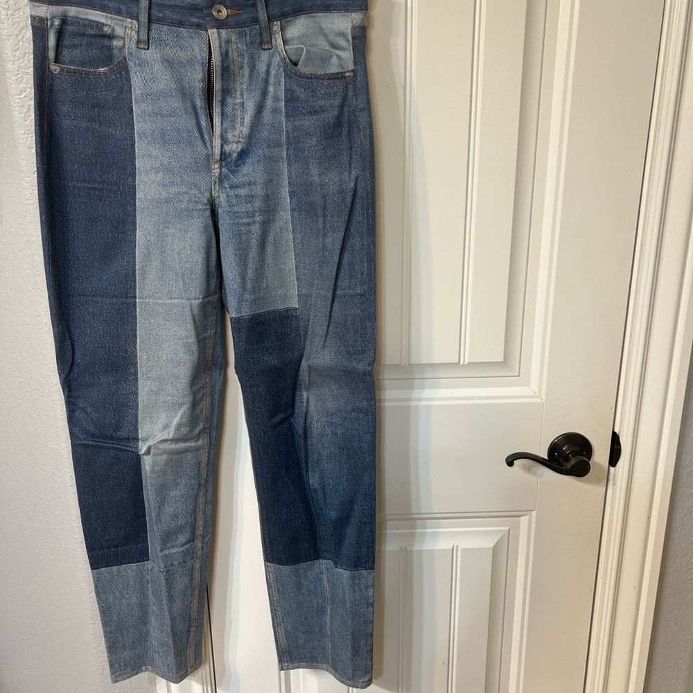 rag & bone Women’s new color block Blue Jeans